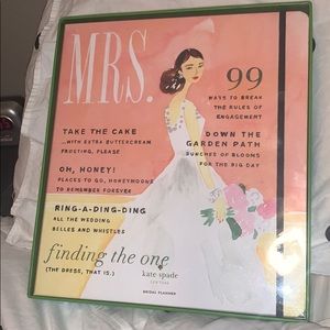 NIP Kate Spade Mrs. Magazine Bridal Planner